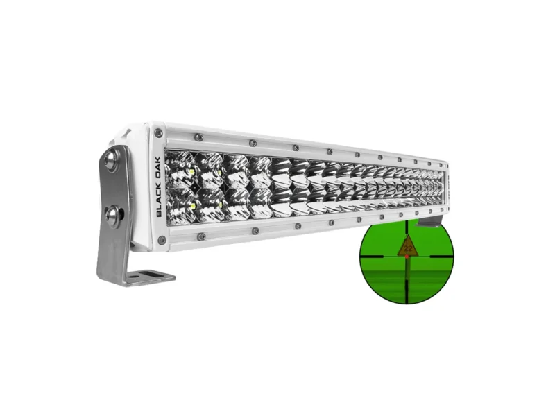 Black Oak Pro Series Double Row Combo Infrared 20" 850nm Light Bar - White