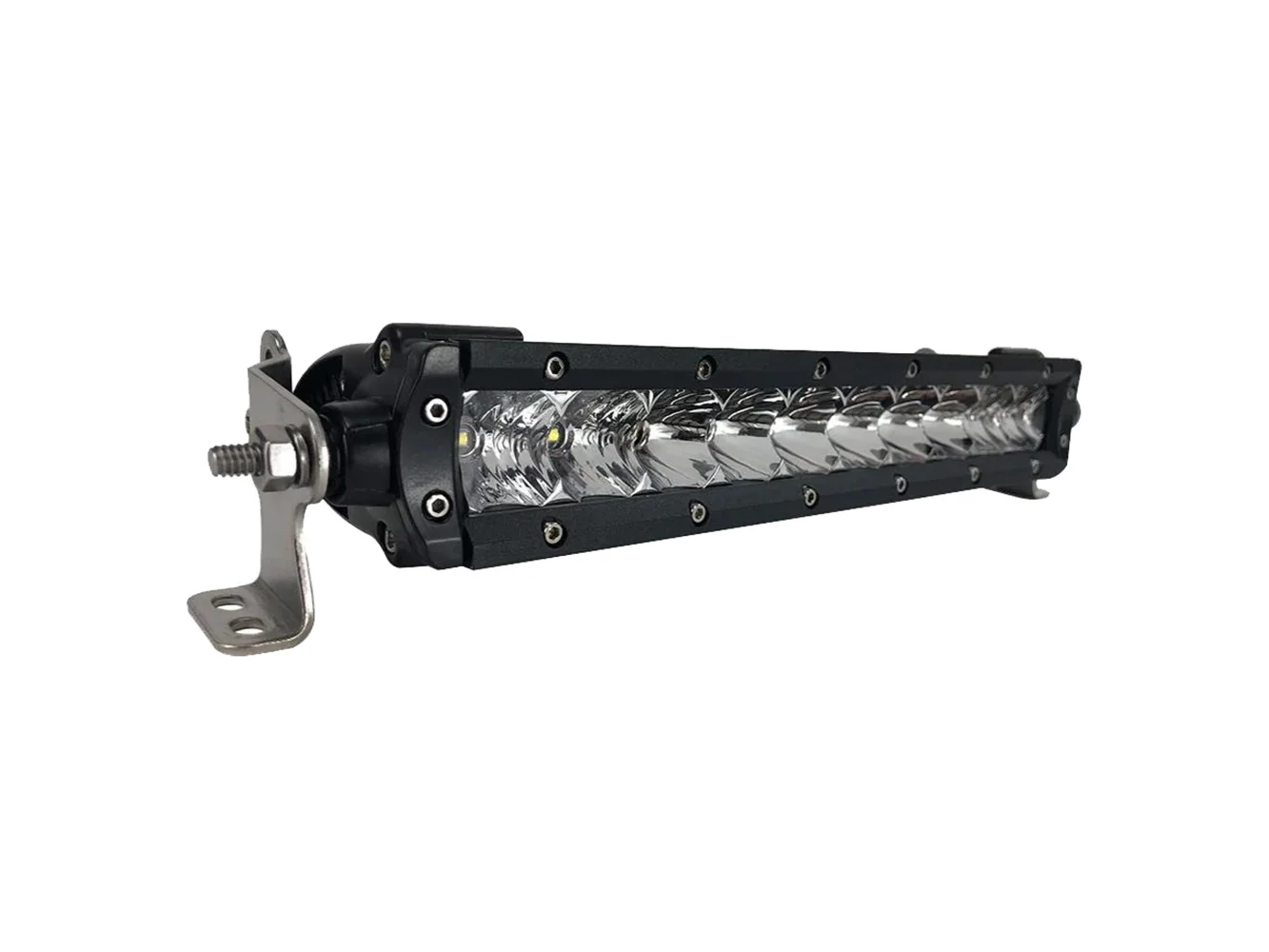 Black Oak 10" Single Row LED Light Bar - Combo Optics - Black Housing - Pro Series 3.0
