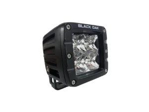 Black Oak 2" LED Pod Light - Flood Optics - Black Housing - Pro Series 3.0