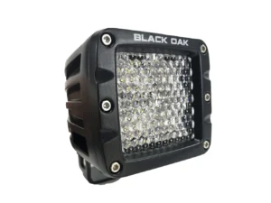Black Oak 2" LED Pod Light - Diffused Optics - Black Housing - Pro Series 3.0