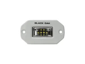 Black Oak 2" Marine Flush Mount Spreader Light - White Housing - Pro Series 3.0