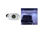 Black Oak Rock Accent Light - White LEDs - White Housing