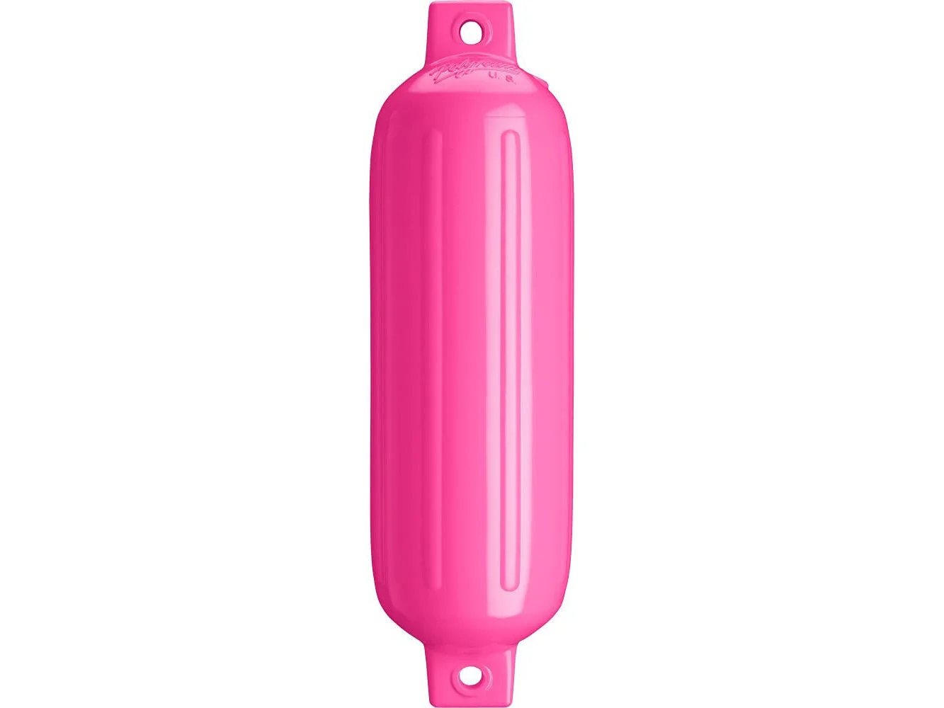 Polyform G-1 Twin Eye Fender 3.5" x 12.8" - Pink