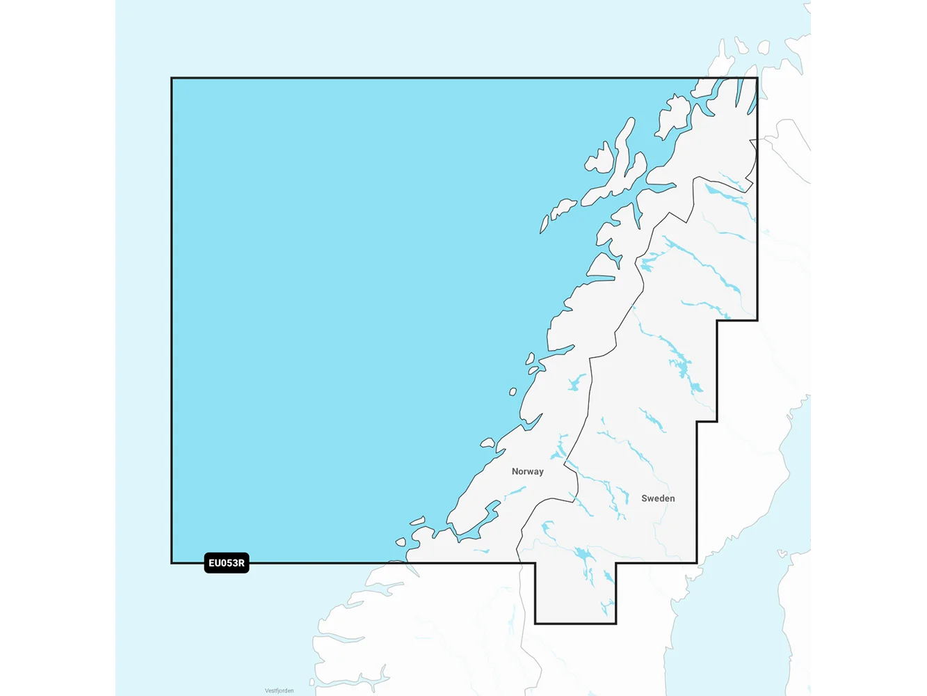 Garmin Navionics+ NSEU053R - Norway, Trondheim to Tromso - Marine Chart