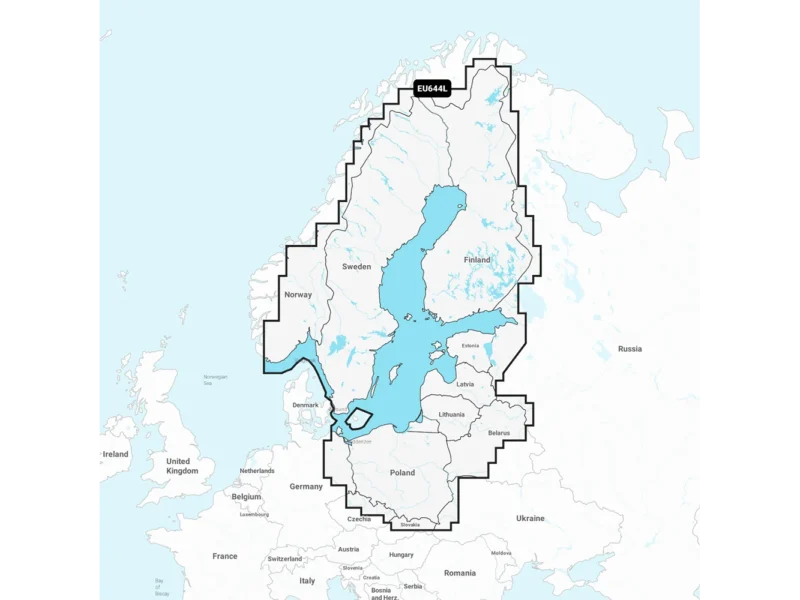 Garmin Navionics+ NSEU644L - Baltic Sea - Marine Chart