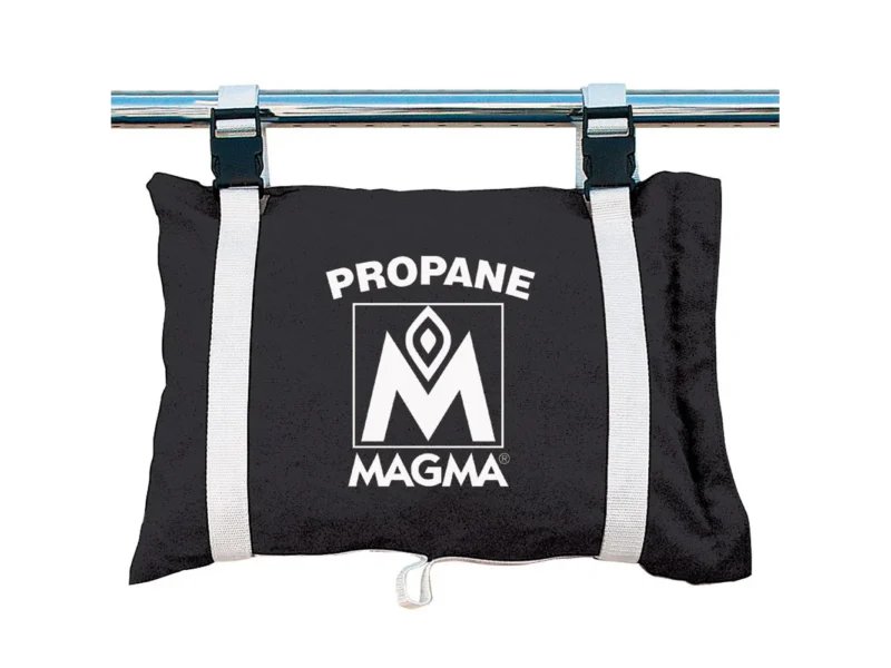 Magma Propane /Butane Canister Storage Locker/Tote Bag - Jet Black