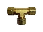 Uflex Union T-Fitting f/3/8" Tube Compression Hose Fittings