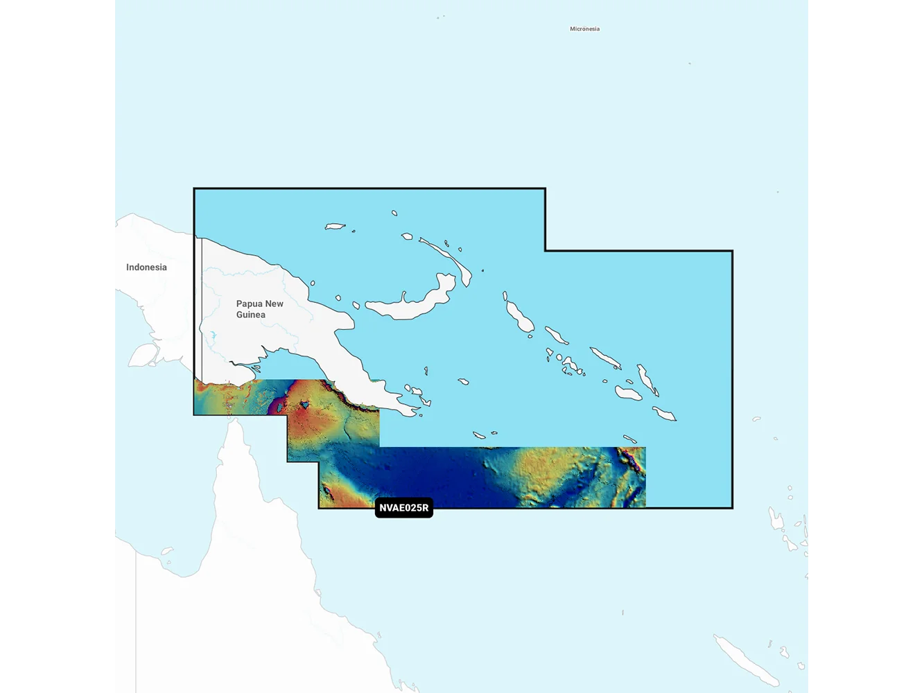 Garmin Navionics Vision+ NVAE025R - Papua New Guinea & Solomon Islands - Marine Chart