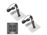 Lectrotab XKA Stainless Steel Trim Tab Kit w/Rocker Switch - 12 x 9