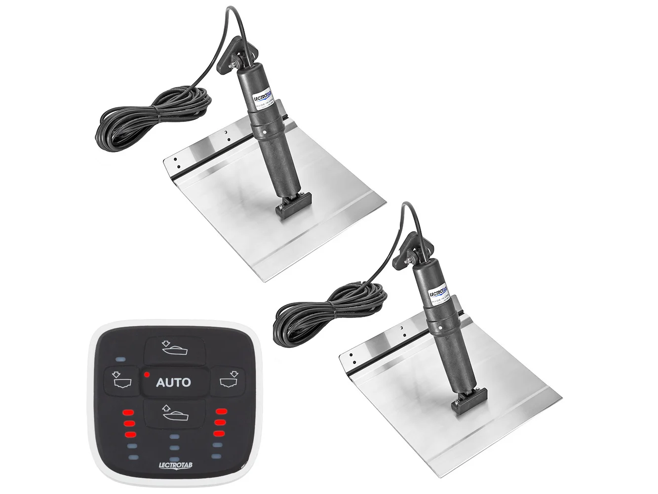 Lectrotab XKA Aluminum Alloy Trim Tab Kit w/ALC-1 Control - 9 x 9