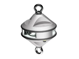 Lopolight Series 200-012 - Hoist Light - 2NM - White - Silver Housing