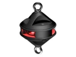 Lopolight Series 200-014 - Hoist Light - 2NM - Red - Black Housing