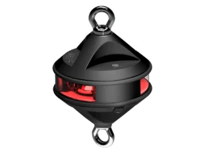 Lopolight Series 200-014 - Hoist Light - 2NM - Red - Black Housing