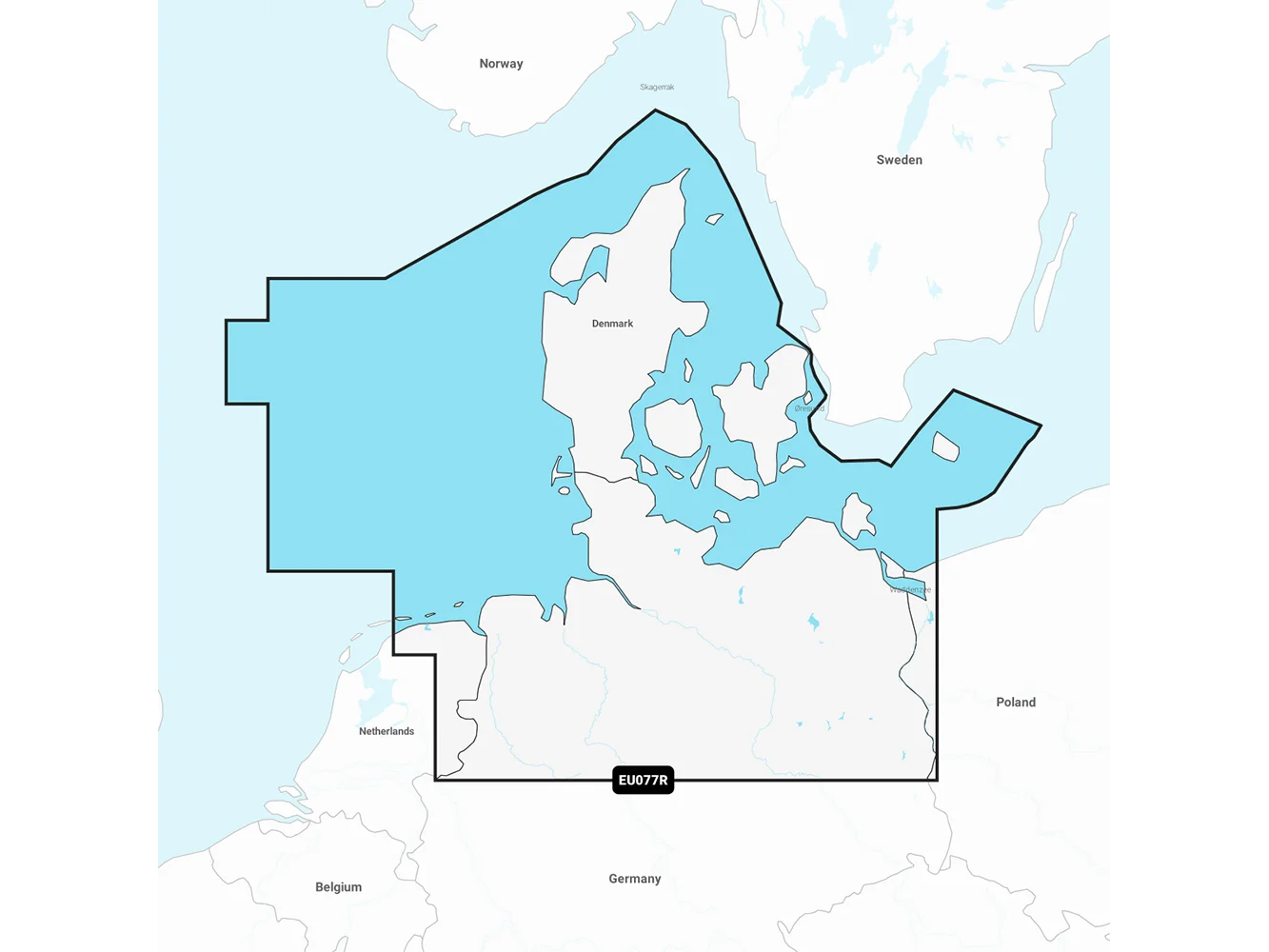 Garmin Navionics Vision+ NVEU077R - Denmark & Germany - Marine Chart
