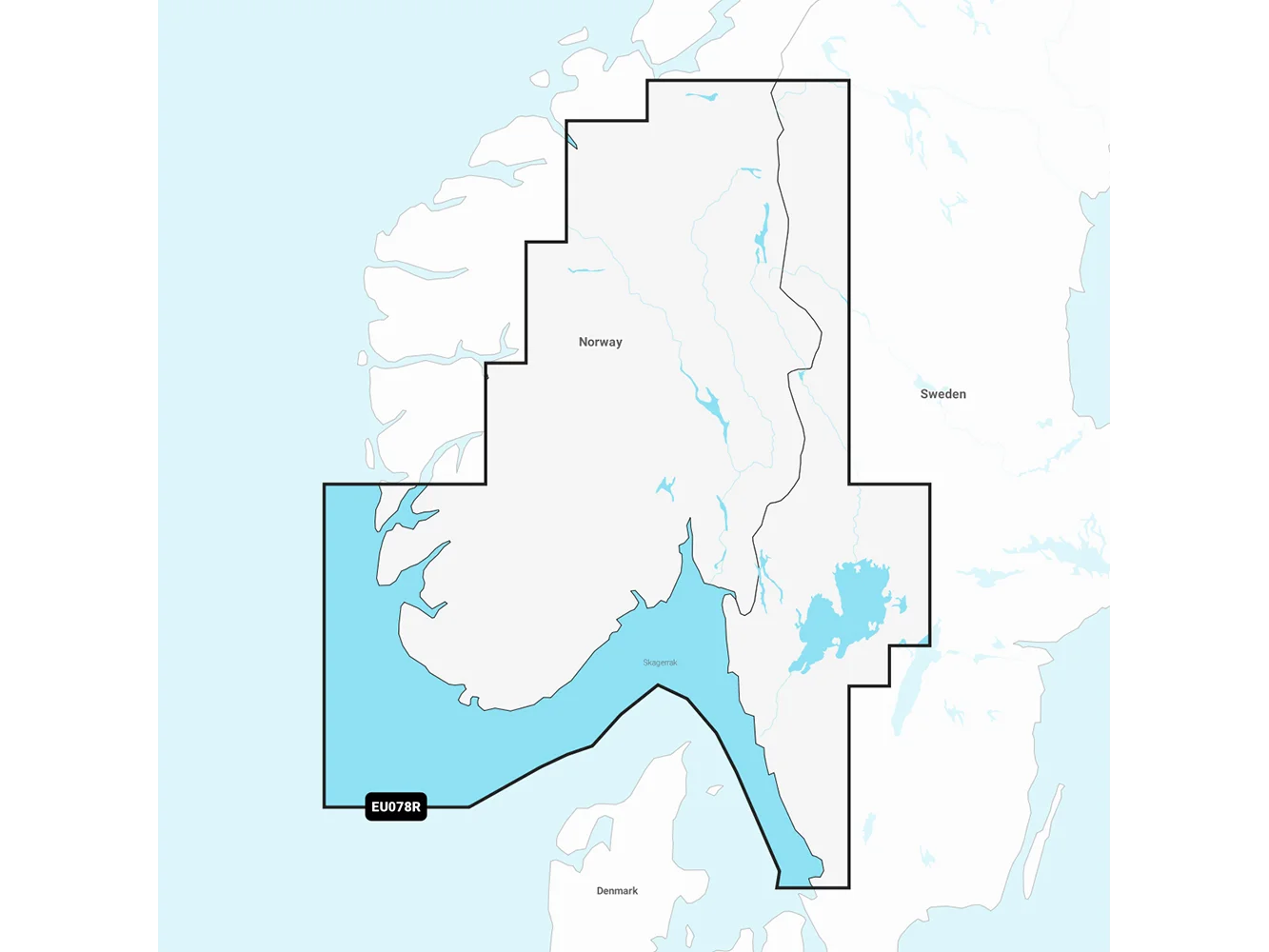 Garmin Navionics Vision+ NVEU078R - Oslo, Skagerrak & Haugesund - Marine Chart