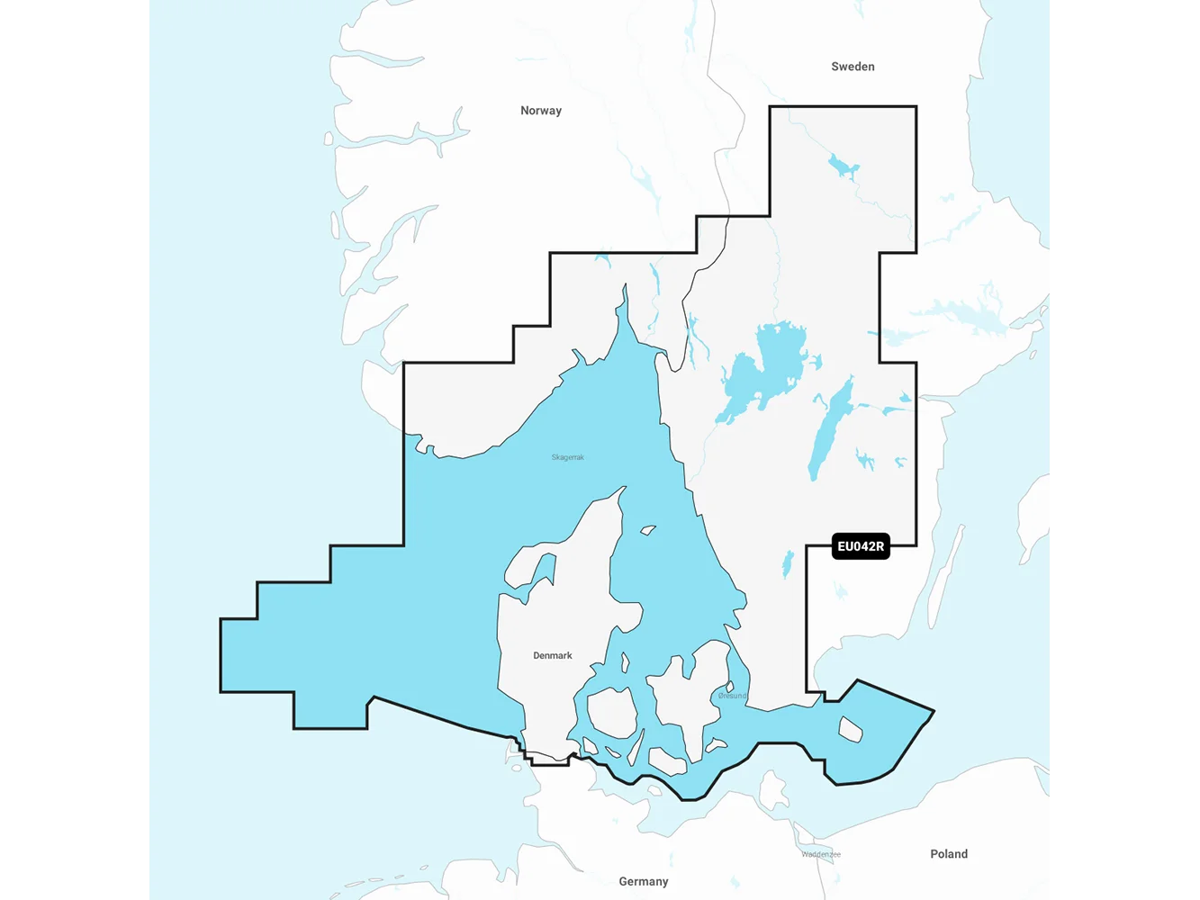 Garmin Navionics Vision+ NVEU042R - Oslo to Trelleborg - Marine Chart