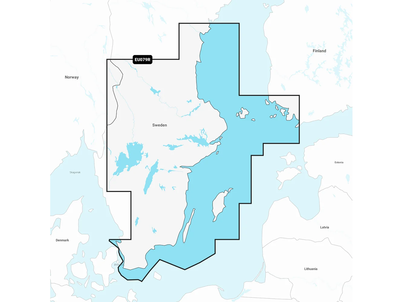Garmin Navionics Vision+ NVEU079R - Sweden, Southeast - Marine Chart