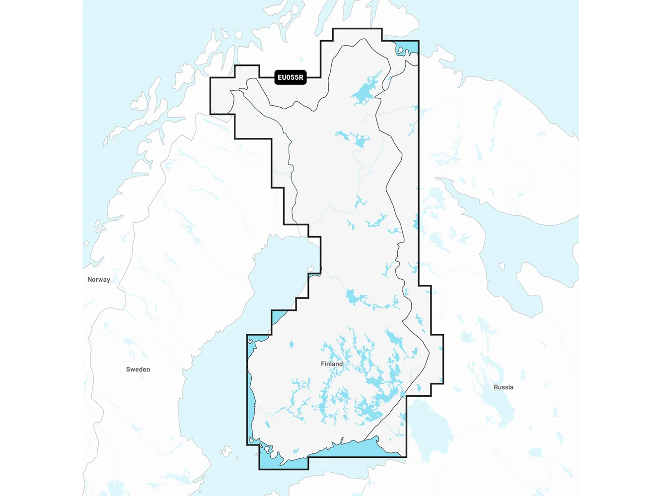 Garmin Navionics Vision+ NVEU055R - Finland, Lakes & Rivers - Inland Marine Chart