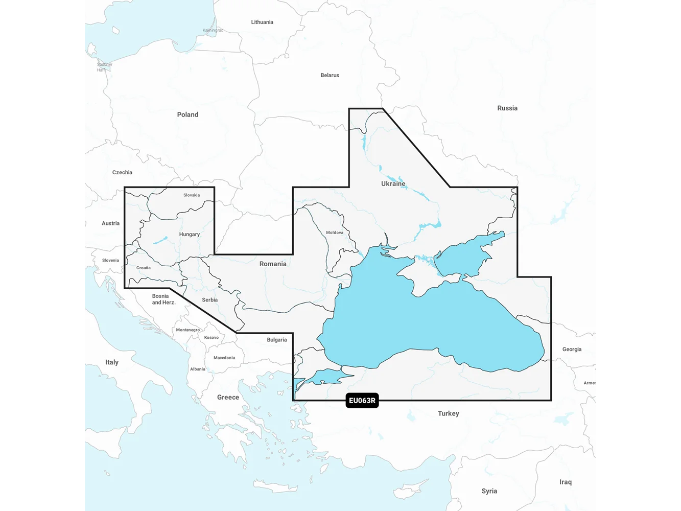 Garmin Navionics Vision+ NVEU063R - Black Sea & Azov Sea - Marine Chart