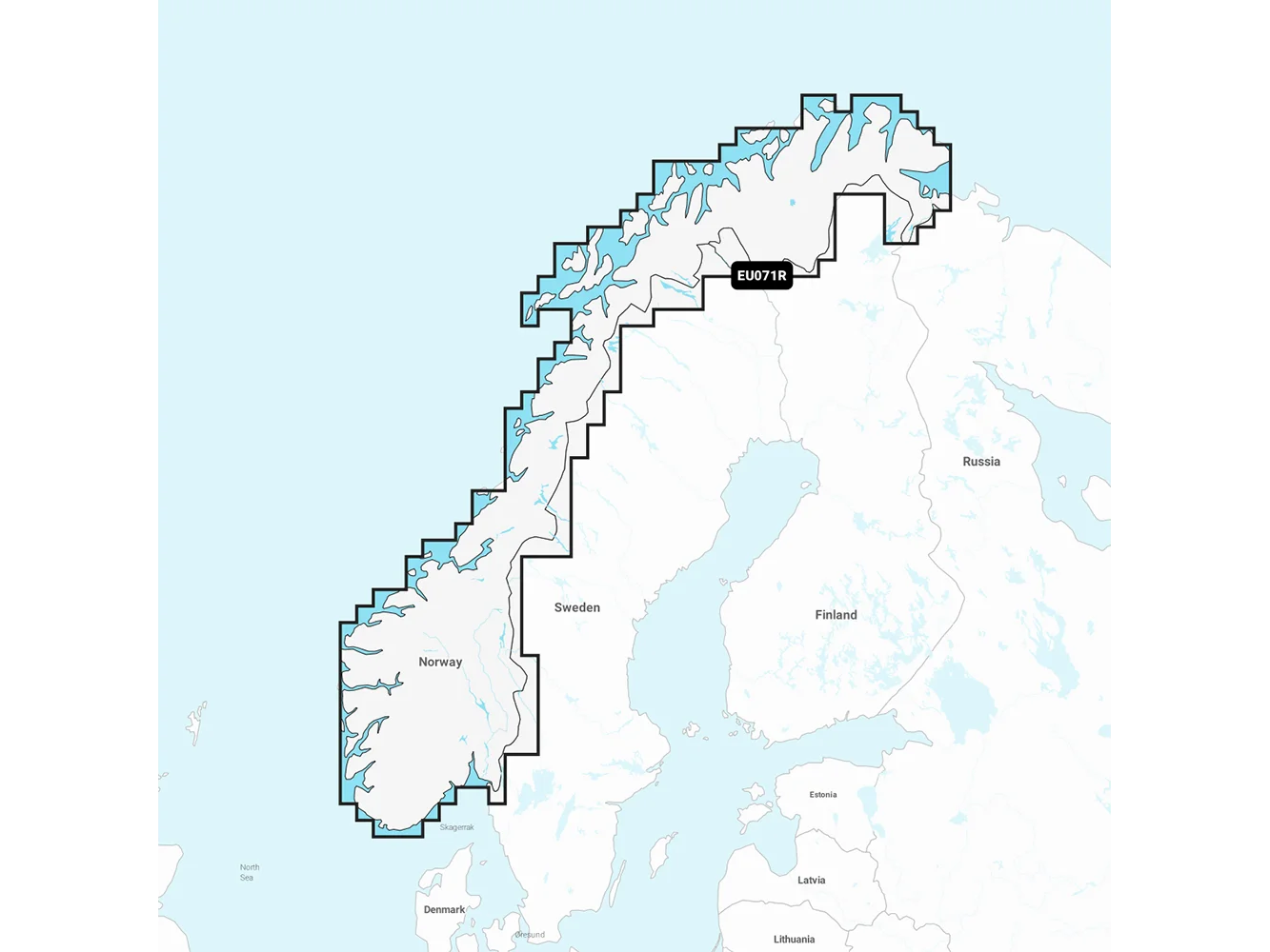 Garmin Navionics Vision+ NVEU071R - Norway, Lakes & Rivers - Inland Marine Chart