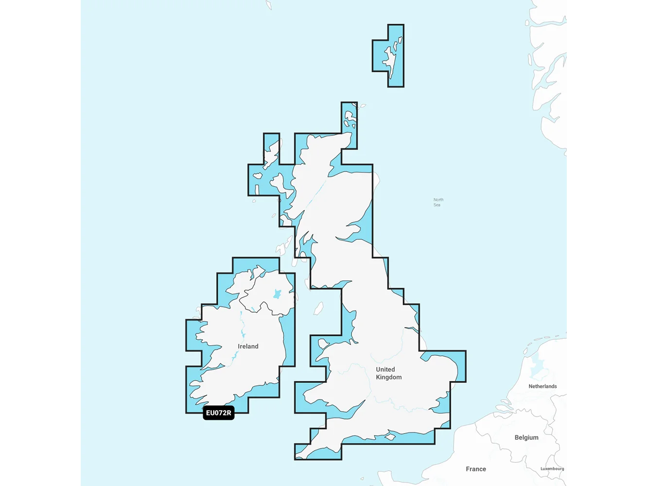Garmin Navionics Vision+ NVEU072R - U.K. & Ireland Lakes & Rivers - Inland Marine Chart