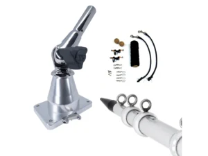 Tigress XD Bay Series Top Mount System - 15' - Aluminum Silver Outriggers Deluxe Rigging Kit