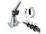 Tigress XD Bay Series Top Mount System - 15' - Aluminum Black Outriggers Deluxe Rigging Kit