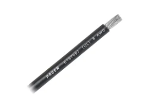 Pacer Black 8 AWG Battery Cable - Sold By The Foot