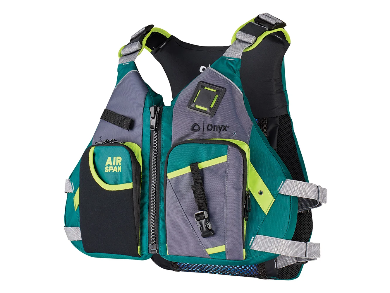 Onyx Airspan Angler Life Jacket - XL/2X - Green