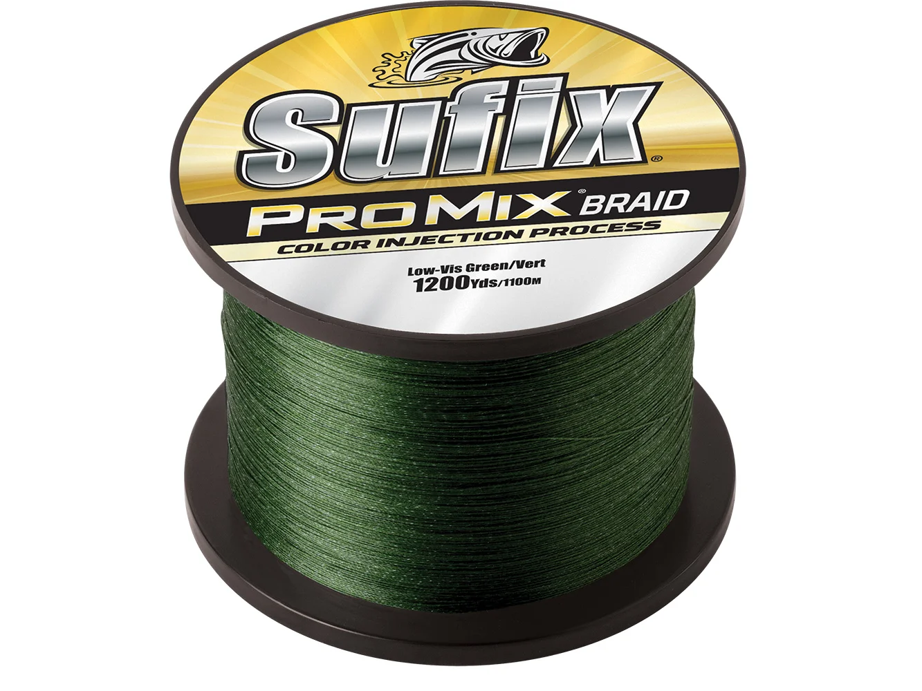 Sufix ProMix® Braid - 10lb - Low-Vis Green - 1200 yds