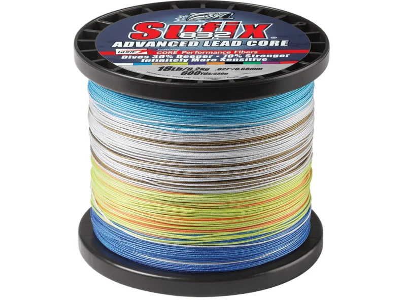 Sufix 832 Advanced Lead Core - 18lb - 10-Color Metered - 600 yds