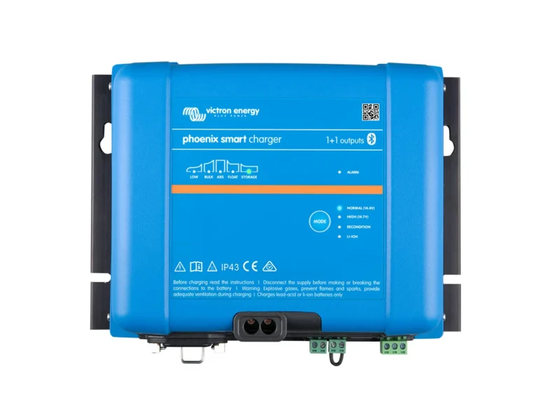 Victron Phoenix Smart IP43 Charger 24/16 (1+1) 120-240VAC Requires 5-15P Mains Cord