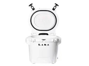 LAKA Coolers 30 Qt Cooler w/Telescoping Handle & Wheels - White