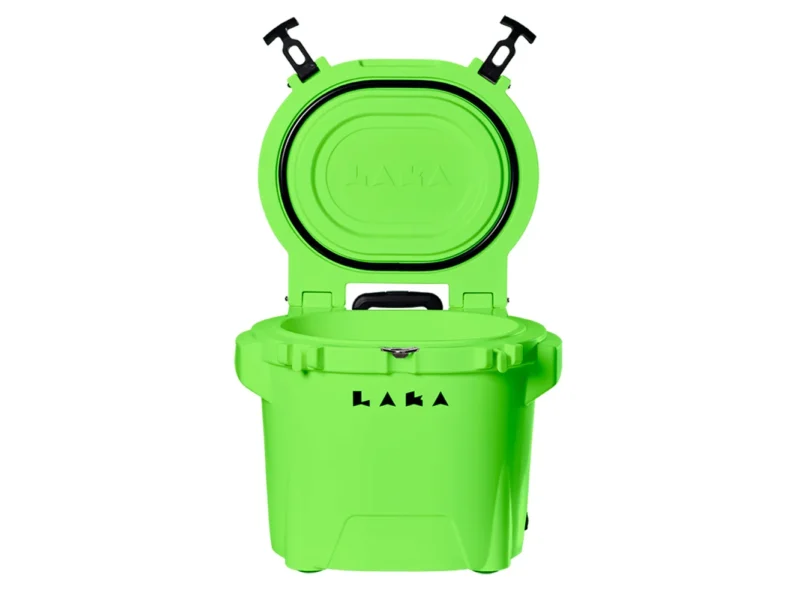 LAKA Coolers 30 Qt Cooler w/Telescoping Handle & Wheels - Lime Green
