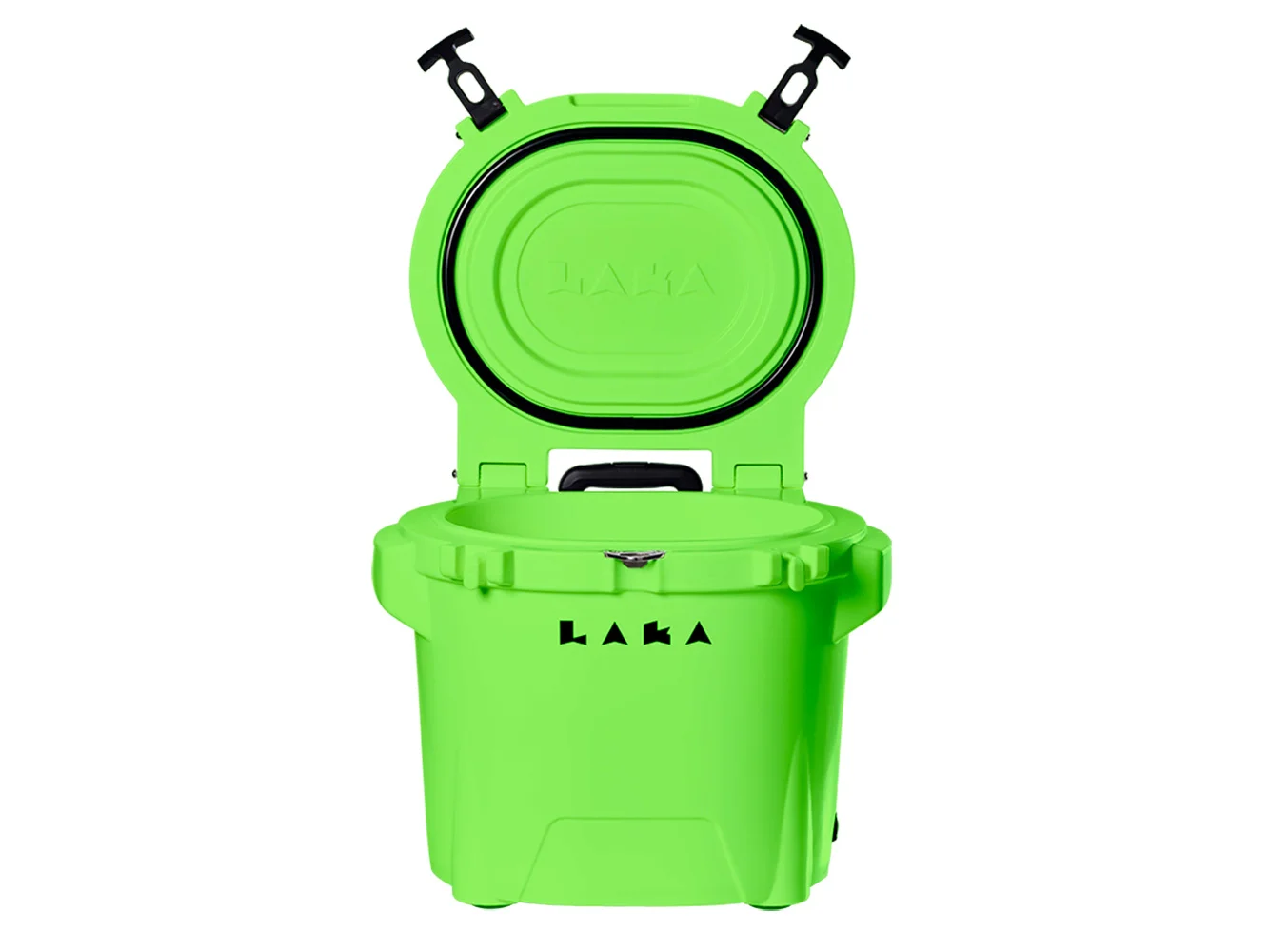 LAKA Coolers 30 Qt Cooler w/Telescoping Handle & Wheels - Lime Green