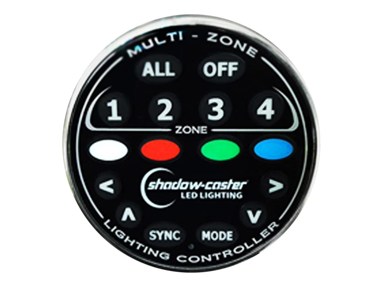 Shadow-Caster Round Zone Controller 4 Channel Remote f/MZ-LC or SCM-LC
