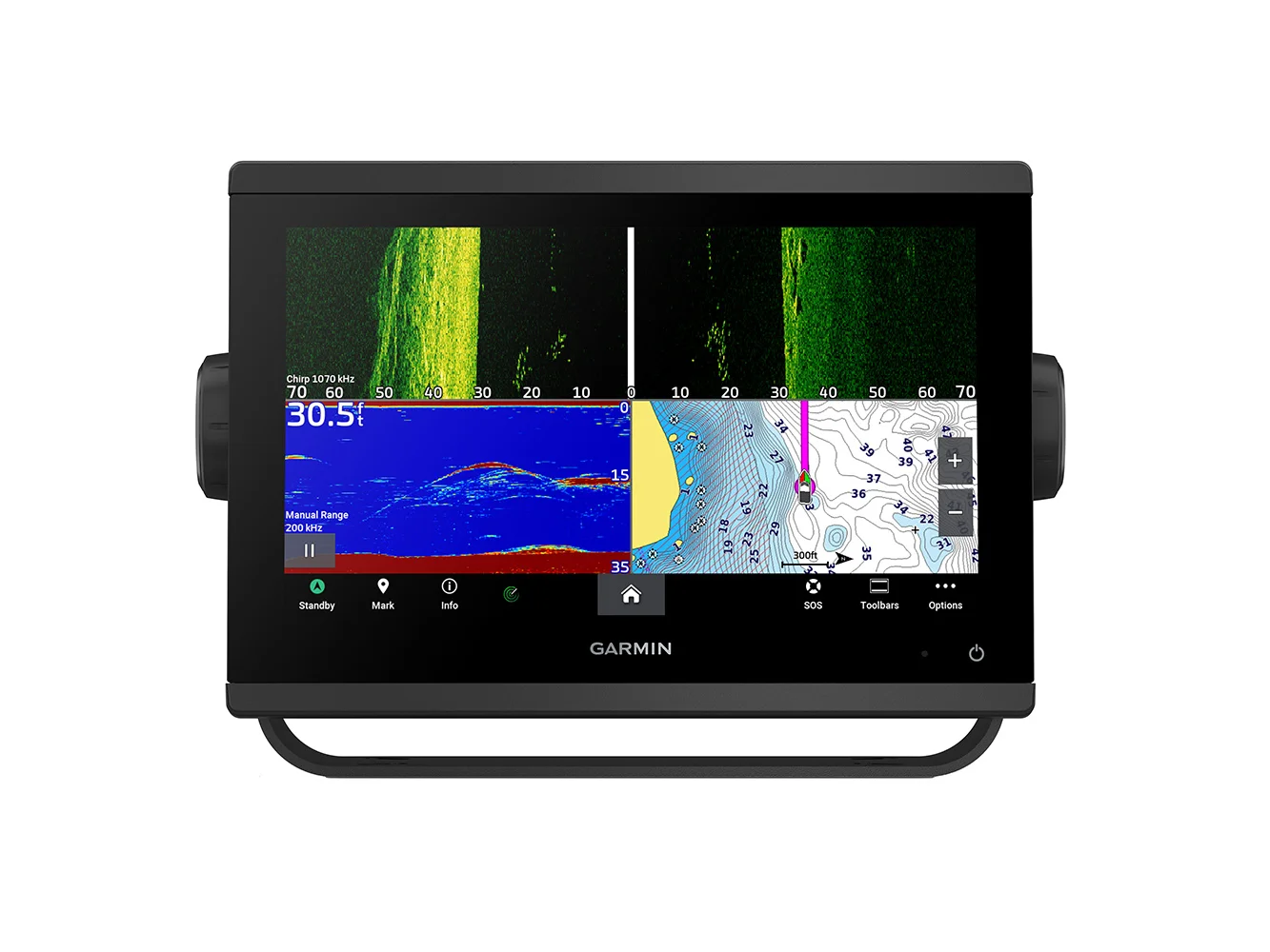 Garmin GPSMAP® 943xsv Combo GPS/Fishfinder GN+