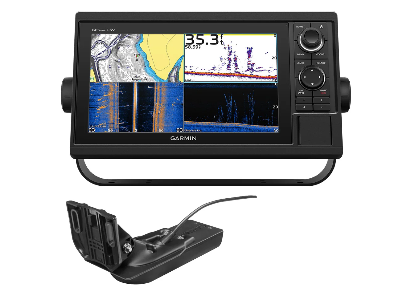 Garmin GPSMAP® 1042xsv Combo GPS/Fishfinder GN+ w/GT52-TM