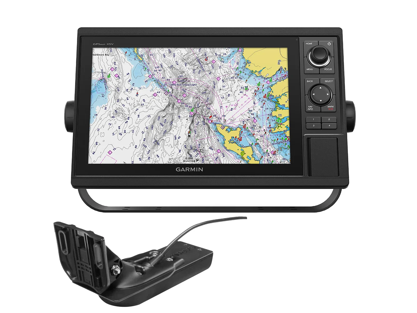 Garmin GPSMAP® 1242xsv Combo GPS/Fishfinder GN+ w/GT52-TM