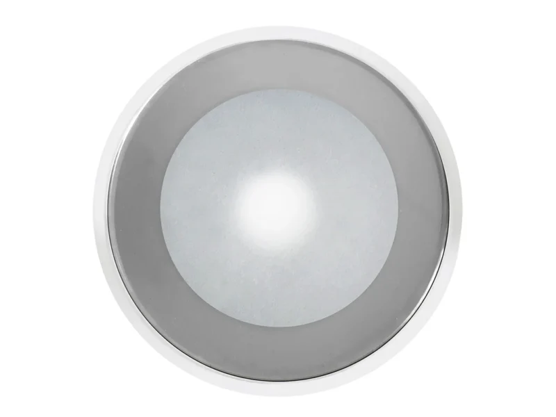 Shadow-Caster DLX Series Down Light - White Housing - RGB - Chrome Bezel