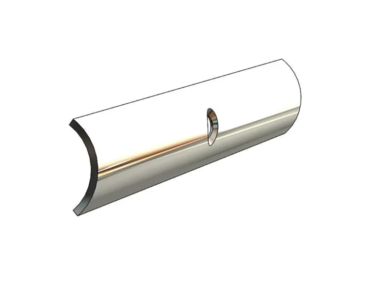 TACO Hollow Back 304 Stainless Steel Rub Rail Insert 3/4" x 6'