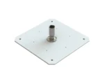 Seaview Starlink Adapter Plate f/24" KVH Domes w/Starlink Stainless Steel 1"-14 Threaded Adapter & Stainless Steel Fixed Base
