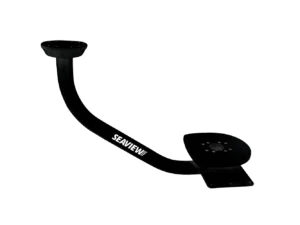 Seaview 28" Pre-Drilled Dual Mount f/Open Array Radars Up to 4.5' - Black - Top Plate Required