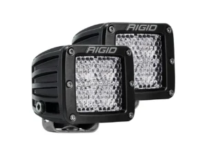 RIGID Industries D-Series PRO Flood Diffused Surface Mount Black Light - Pair