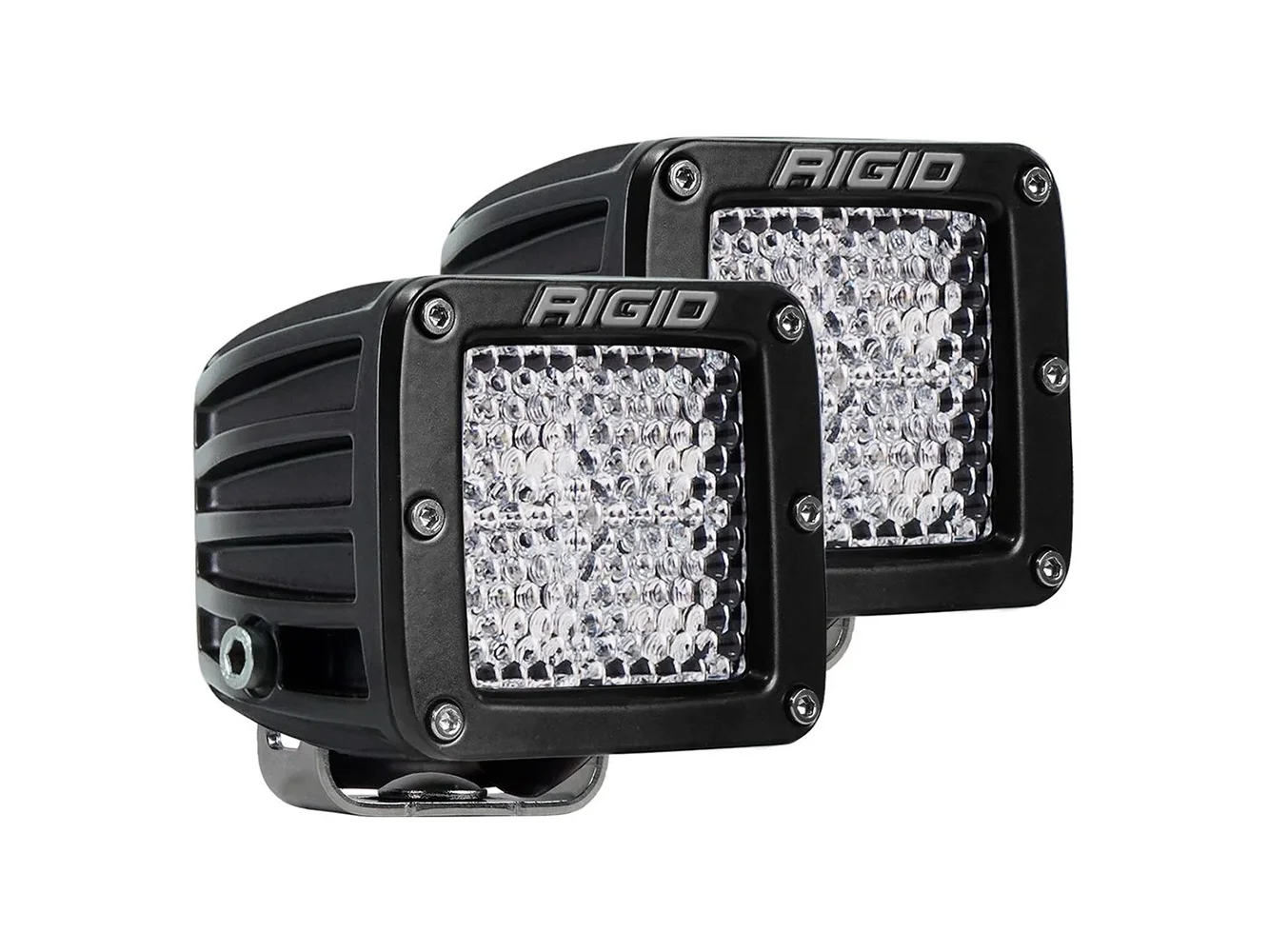 RIGID Industries D-Series PRO Flood Diffused Surface Mount Black Light - Pair
