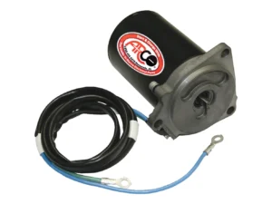 ARCO Marine Replacement Outboard Tilt Trim Motor - Yamaha, 2-Wire, 3 Bolt, Flat Blade Shaft