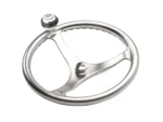 Edson Satin Finish Stainless Steel ComfortGrip 13" PowerWheel w/Knob & Nut