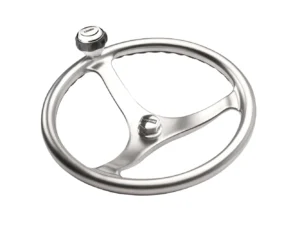 Edson Satin Finish Stainless Steel ComfortGrip 13" PowerWheel w/Knob & Nut