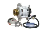 Balmar Alternator 120 AMP Kit 12V 3.15" Dual Foot Saddle Dual Vee Pulley Regulator & Temp Sensor