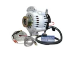 Balmar Alternator 100 AMP Kit 12V 1-2" Single Foot Spindle Mount K6 Pulley Regulator & Temp Sensor
